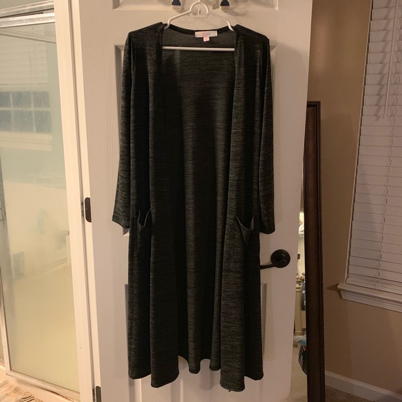 NWOT LuLaRoe Sarah Cardigan S, gray - Picture 1 of 4